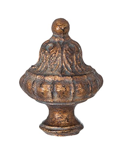 Image of B&P Lamp Roman Style Large Lamp Finial, Copper Finish