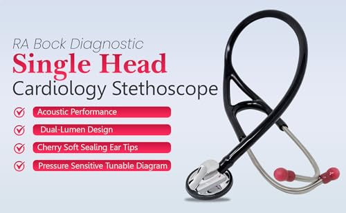 image for R.A. BÖCK DIAGNOSTICS RA Bock Single Head Cardiology Stethoscope - Pr