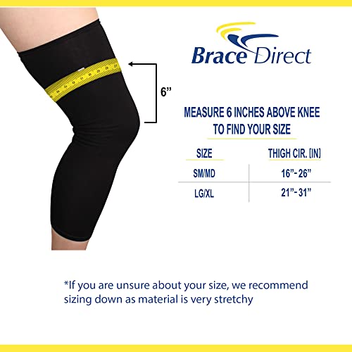 Brace Direct Knee Brace Undersleeve Closed Patella Protects Skin From Abrasions And Irritations, Easy To Use, Comfortable, Breathable, Lightweight, Flexible, And Non Slip Material #TOP2