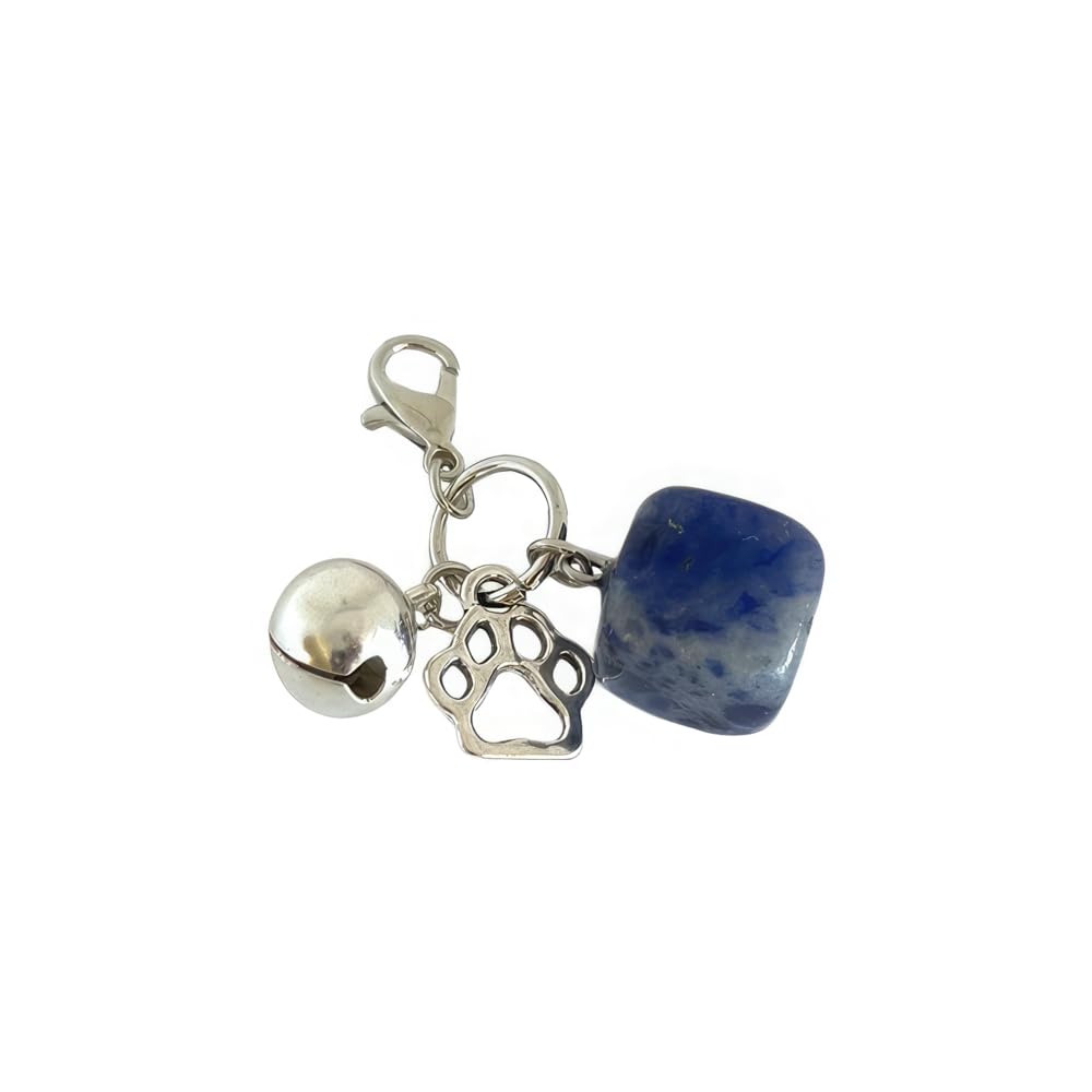 VIE Pet Charm, Bell and Tumble, Sodalite