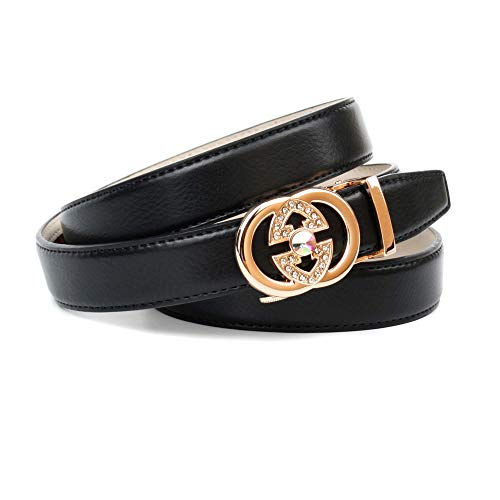 Anthoni Crown K4ga.t10 Cinturón, Negro (Schwarz 010), 115 (Talla del Fabricante: 100) para Mujer