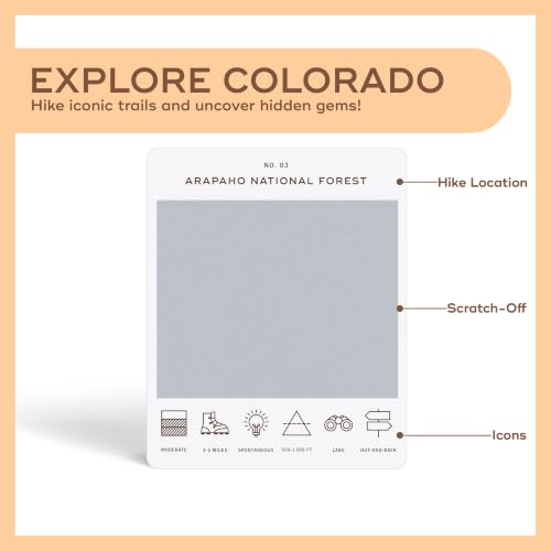 Image of Colorado Family Adventure Bucket List: 50 Family-Friendly Scratch-Off Cards for Outdoor Activities, Tourist Attractions, and Road Trips - Perfect Travel Gift and Guide for Exploring Colorado