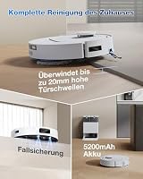 ECOVACS DEEBOT T30e Omni Saugroboter mit Wischfunktion, 25.000 Pa Saugkraft – Ansicht 6