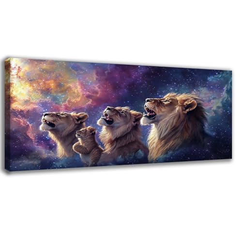 Diamond Painting Lion 5D Kit Complet 40x80cm Loisirs Créatifs Adultes