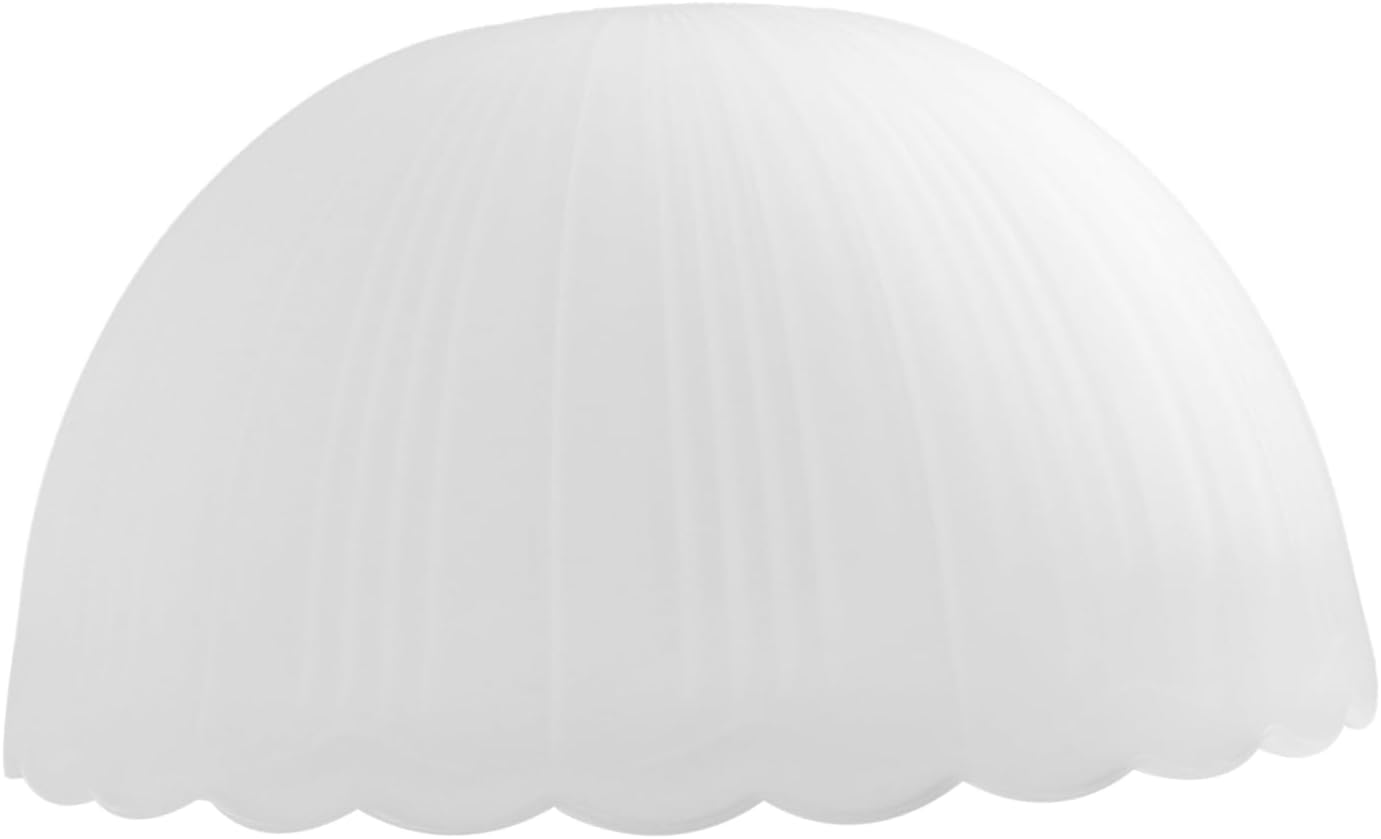 UPKOCH Modern Glass Lamp Shade Frosted Watermelon Grain Design for Ceiling Desk and Wall Lamps