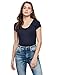 Produktbild G-STAR RAW Damen Shirt Core Eyben Slim Short Sleeve, Sartho Blue 4107-6067, Large