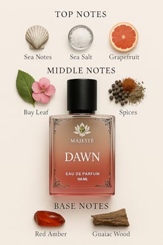 Image of Dawn by APS Majeste 100ml Eau De Parfum for Men - Premium Masculine Perfume with Spirit of the Sea & Nature's Warmth