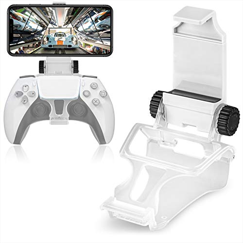 Linkidea Foldable Controller Mobile Phone Holder For Cell Phone Clamp Gaming Holder Mount Stand Bracket Clip Compatible With Playstation 5 Dualsense Wireless Controller #TOP8