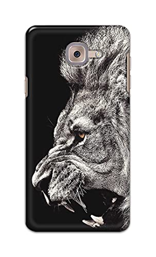 Image of Roaring Lion Hard Back Case Cover for Samsung Galaxy J7 Max /Samsung On Max, SM-G615F / DS Back Cover -(J5) VNS2225