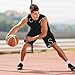 Salelf Not All Who Wander Design for Men’s Basketball Jersey Shorts Set Mesh Moisture Wicking Breathable Black