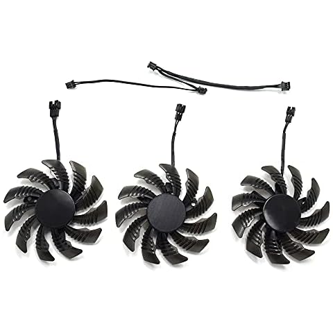 inRobert PLD08010S12H 75mm 3pin Video Card Fan Replacement for Gigabyte GEFORCE GTX 970 Cooling Fan Cover