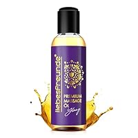 Liebesfreunde® Massageöl Ylang-Ylang mit verführerischem Duft – Hautverwöhnendes Massage Öl mit Mandelöl & Provitamin B5, 150 ml