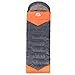SWTMERRY Sleeping Bag 3 Seasons (Summer, Spring, Fall) Warm & Cool Weather - Lightweight,Waterproof Indoor & Outdoor Use for Kids, Teens & Adults for Camping Hiking, Backpacking (Grey Orange)