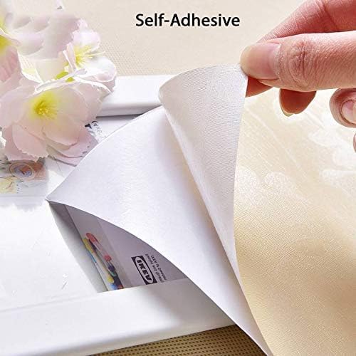 Image of Wollzo Self-Adhesive Wallpaper 45cm x 500cm | Golden Floral DIY Stickers | 3D Wallpaper for Walls | Wall Paper for Living Room |Wall Stickers for Home Decor (1000 cm)