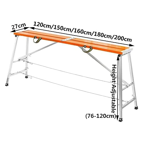 Échafaudage pliable de sécurité pour peindre sans risque de chute en hauteur