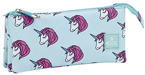 Moos Moos Unicorn Astuccio, 22 cm, Turchese