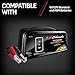 Schumacher Electric 6A Car Battery Charger and Maintainer, 3-in-1 Solution, for 6V/12V Power Sport, Automotive, and Marine Batteries, SC1320