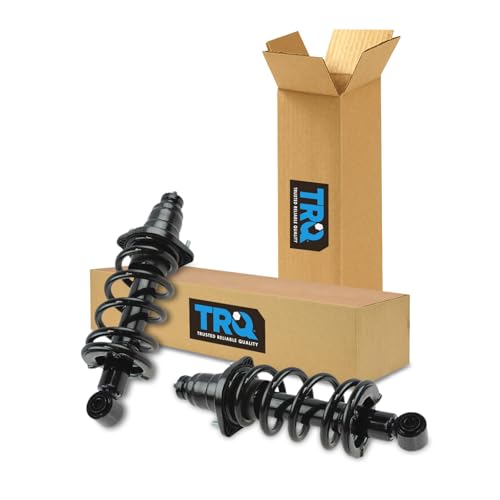 Image of TRQ Rear Driver and Passenger Side Strut and Spring Assembly Set | TRQ Rear Driver and Passenger Side Strut and Spring Assembly Set