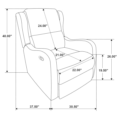 Sillón reclinable giratorio cuero sintético crema miniatura 3
