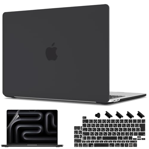 Teryeefi MacBook Pro 13�C���` �P�[�X 2022 2021 2020-2016 �Ή�(���f���FA2338 M1 M2/A2251/A2289), �y�� �r�C�� �}�b�g �ی�J�o�[��JIS���{��L�[�{�[�h�J�o�[���t���ی�t�B����&�_�X�g