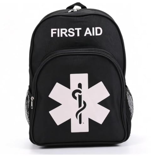 Empty First Aid Backpack for Travel & Pets