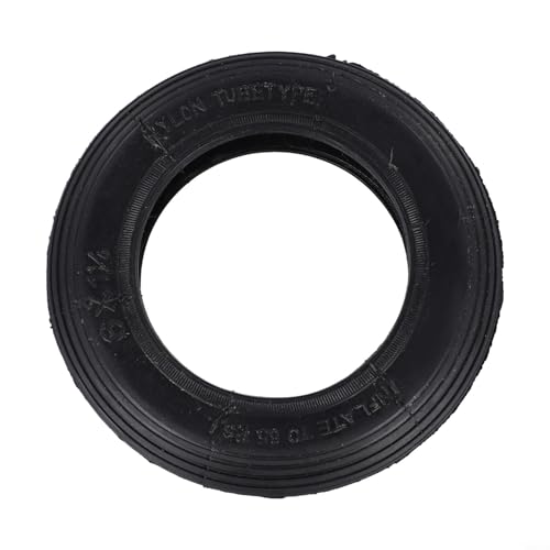 Neumático exterior de vacío sin cámara de 6 pulgadas compatible con modelos de scooter eléctrico con material de goma de configuración de rueda de 6 x 1.25