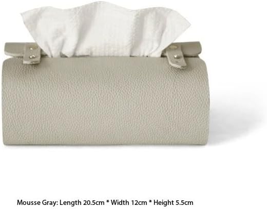 Tissue Box Drawer Living Room Tall Elegant Appearance Household Light Luxury Desktop Leather image 4