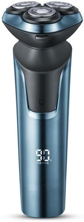 Electric Shavers for Men Rotating 3 Cutter Heads Washable USB Rechargeable Electric Shaver Razor LED Smart Waterproof Shaving