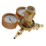 Spécifications : AMSLSIU Manomètre de détendeur de pression d\'oxygène pour torche soudage et découpe : sûr et pratique pour une utilisation durable.