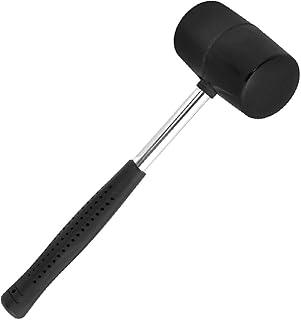 Camping 12oz Rubber Mallet/Sturdy Steel Handle/Ideal for Putting Up Tents & Canopies