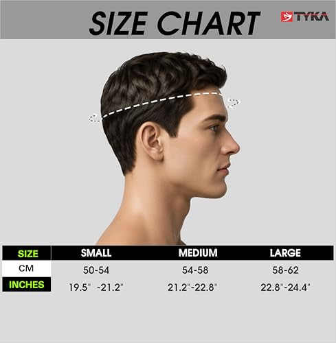 Image of Tyka Cycle Helmet | Adjustable Protective Helmet for Cycling, Skating & Scootering | Lightweight Breathable Multi-Sport Helmet with Safety Padding for Boys & Girls (Grey, Large (58-62 cms))
