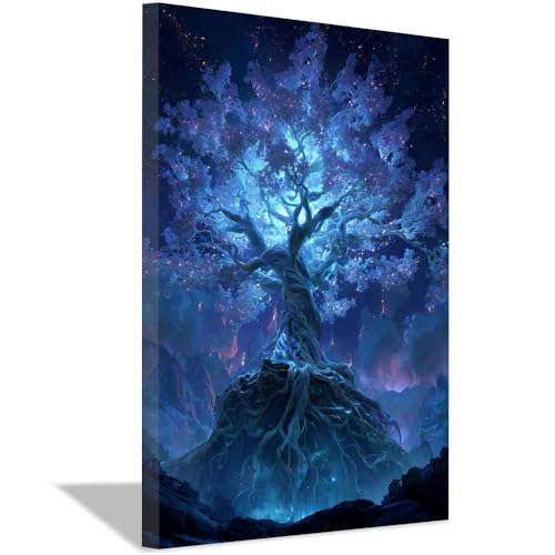 L'arbre des esprits peinture murale haut de gamme pour salon et chambre