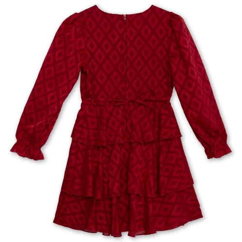 Speechless Girls' Long Sleeve Chiffon Party Dress2