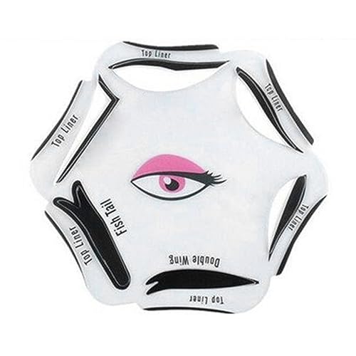 Plantilla para delineado de ojos 6 en 1 miniatura 1