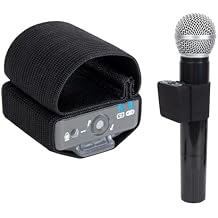 SUNMON Hand Microphone Elastic Sleeve for Rode Wireless Go 2, Rode Wireless Pro Elastic Sleeve Accessories for Speech, Interview Camera, Wedding Handheld Microphone