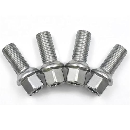 Tornillos de rueda para VW Passat Tiguan Touran juego de 4 pernos de acero para cubos de coche
