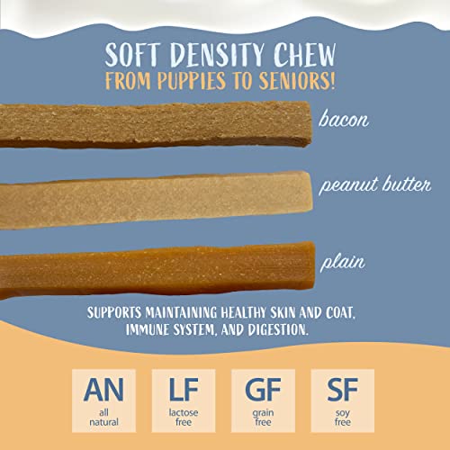 Image of Yogurt Sticks, Prebiotic & Probiotics, Protein Rich - Lactose Free - Gluten Free - Corn Free - Grain Free, USA Made, for All Breeds, 5 pieces of Droolicious Yogurt Sticks, Peanut Butter Flavor