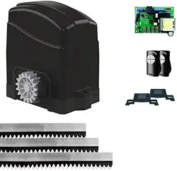 Kit Motor de Portão AGL Trino Light Deslizante Completo 2 controles 3m Cremalheira (220, Volts)