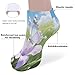 VstaDank Butterflies Fall on Flowers Ankle Socks 5 Pairs Fashion Invisible Low Cut Sock for Adult Casual Short Sock Soft Cozy No Show Socks