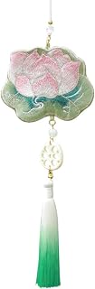 Lotus Embroidered Fragrant Bag Pendant Hanfu Ancient Style Tassel Accessories