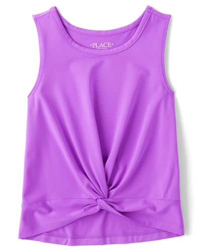 Image of The Children's Place Girls' Active Twist Front Tank Top