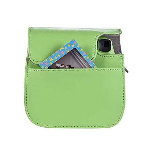 Capa para Câmera Instantânea Docooler, com Alça, para Fujifilm Instax Mini 9/8/8 + / 8 S - Verde Lim