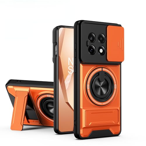 �Ή��@�� OnePlus 13R / Ace 5 �g�уP�[�X,�f���A���X�^���h�A�����Y�ی�X���C�h�J�o�[�A�}�O�l�b�g���ی�P�[�X Orange