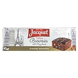 Jacquet® | Brownies de Chocolate Avellanas - 150 Gr | 5 Mini Brownies de Chocolate y Avellanas | Bocadillos de chocolate empaquetados individualmente