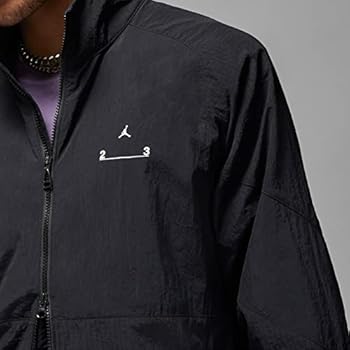 Jordan Engineered ブラックナイロンジャケット M Jordan 23