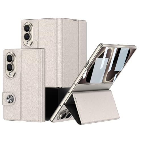�K�p�Ώ�Samsung Galaxy Z Fold 8�p�̐܂肽���݃��U�[�P�[�X�A���C�N���[�W���[�A�I�[�����E���h�ی�J�o�[�A�X�^���h�@�\�A�����X�N���[���v���e�N�^�[,�O���[,Fold 8