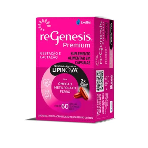 Regenesis Premium - Fórmula Lipinova - Pack 60+60-120 Cápsulas