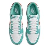 Nike Męskie Dunk Low Retro Sneakers, 39 EU, Biały Kosmiczny Clay Dusty Kaktus, 39 EU