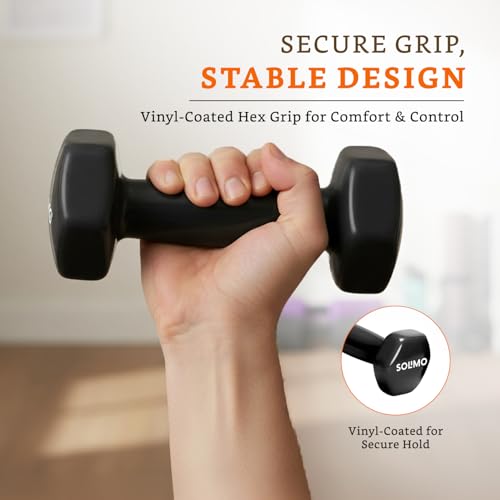 Image of Amazon Brand - Solimo Vinyl Dumbbell