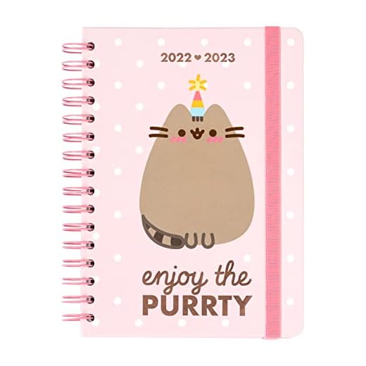 Agenda 2022 2023 semana vista Pusheen - Agenda A5 - Agenda escolar 2022 2023 desde agosto 2022 a julio 2023 │ Agenda semana vista - Agenda Pusheen - Vuelta al cole material escolar - Licencia oficial